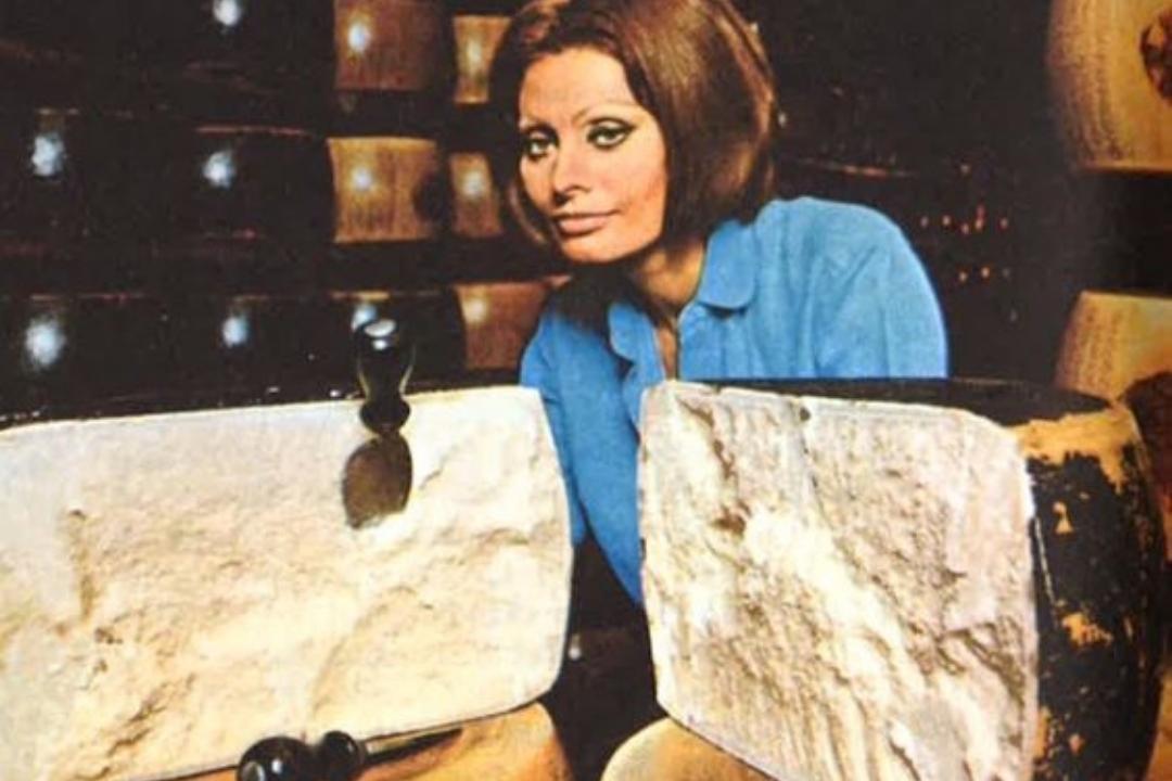 Sophia Loren amante do queijo parmesão